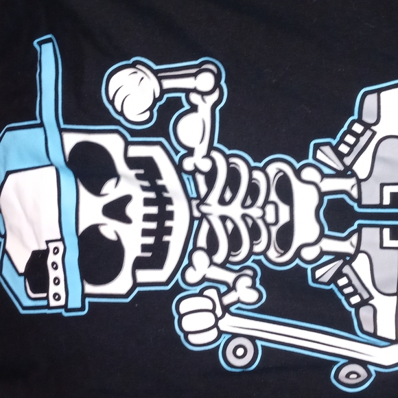 Kids Skateboard skeleton long sleeved - Picture 2 of 4